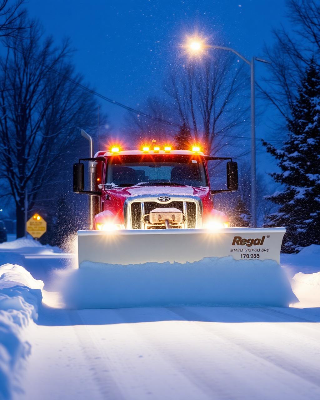 Commercial Lot Plowing